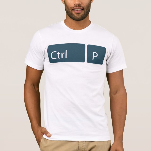 CTRL + T-shirt de P (copie) (Devant)