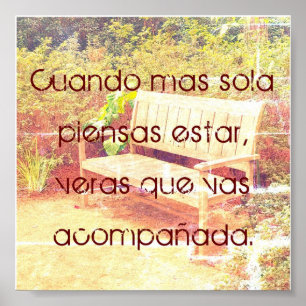 Cuando Mas Sola Piensas Estar Petite affiche 6x6