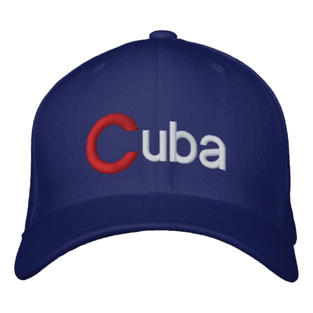Cuba - Big C Cuba Casquette de baseball (Devant)