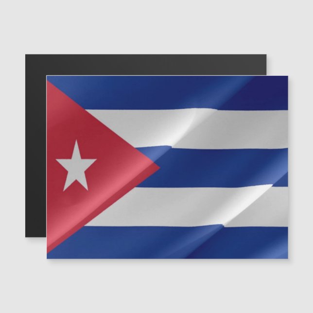 Cuba - Drapeau d'agitation - (Devant / Derrière)