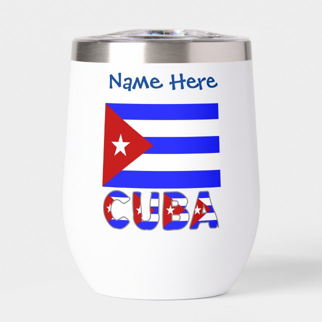 Cuba et Cuba Drapeau clair Bleu personnalisé (Créateur téléchargé)