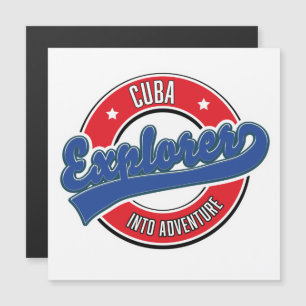 Cuba explorateur dans le logo aventure
