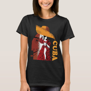Cuba Havana Dame Rétro T-Shirt de Voyage