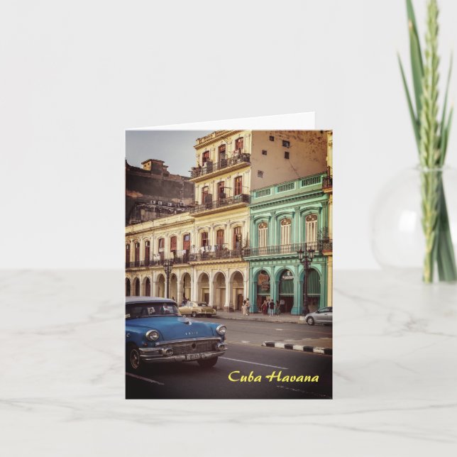 Cuba Havana Vintage Classic Car Cityscape (Devant)