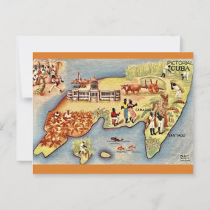 Cuba - La vue d'un artiste Carte postale