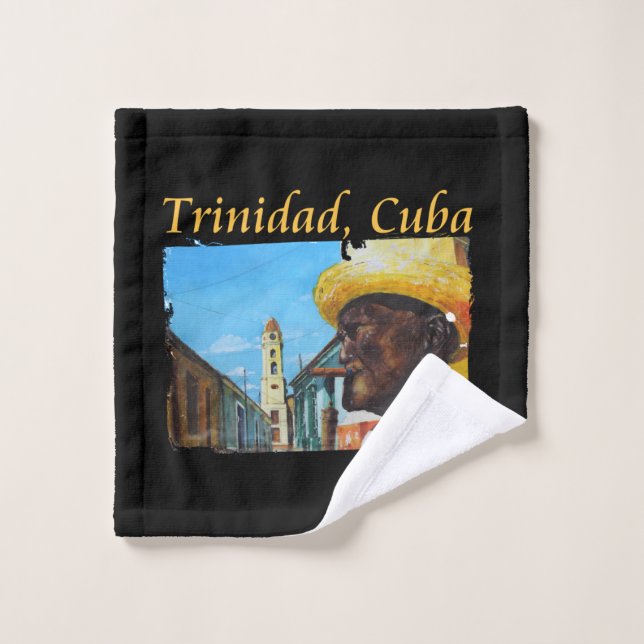 Cuba - Trinidad Cubain Cigar Art (Gant de toilette)