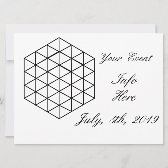 Cube 3D géométrique Thunder_Cove (Devant)