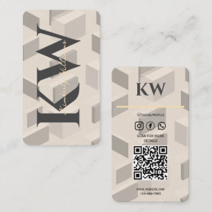 Cube Carte de visite - Moderne & Personnalisable
