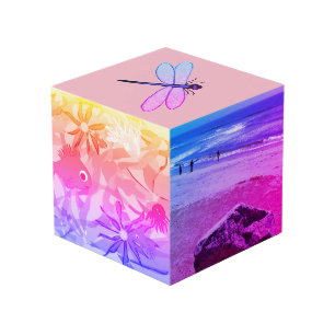 Cube en photo pour des enfants