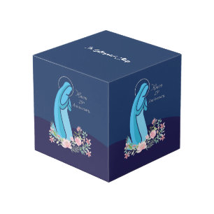 Cube Photo 25e anniversaire de la vie religieuse Nun Fleur ro