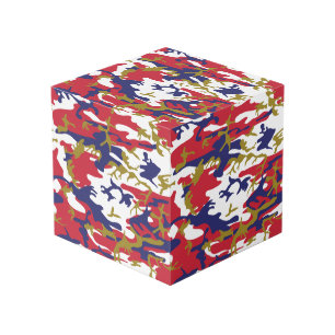 Cube Photo 4 juillet, Jour de l'Indépendance, Camouflage Or