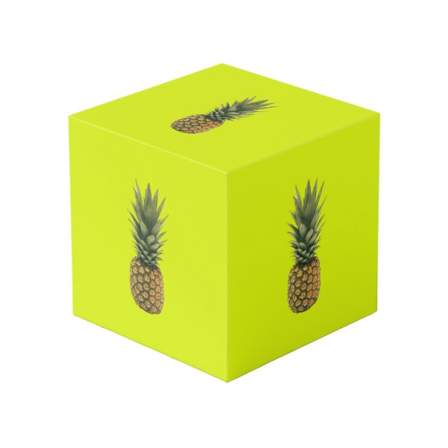 Cube Photo Ananas doux (Angle devant)