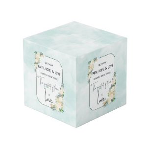 Cube Photo Anniversaire de mariage religieux Foi Espérance Am