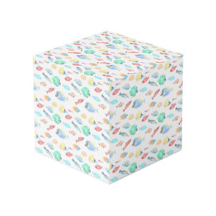 Cube Photo Aquarium - motif de poisson couleur eau -