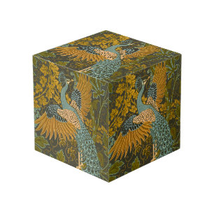Cube Photo Arts and Crafts Walter Crane Motif Paon