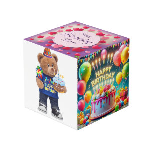 Cube Photo "Bliss d'anniversaire : Un design de fête parfait"