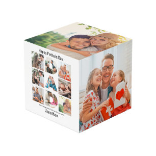 Cube Photo Cadeau personnalisé pour papa Fête des pères 13 Ph