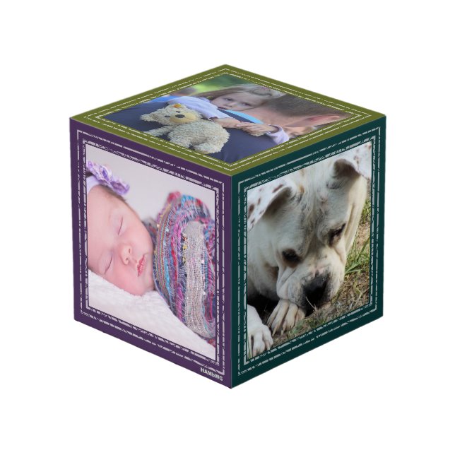 Cube photo - Cadres de couleurs riches - HAMbWG (Angle devant)