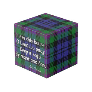 Cube Photo Clan Baird Maison Tartan Bénédiction