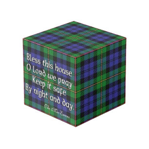 Cube Photo Clan MacEwen Tartan House Bénédiction