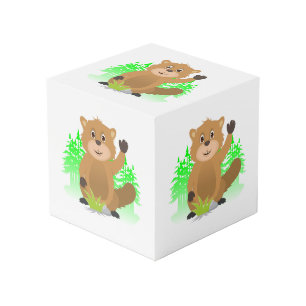 Cube Photo Clipart de taupe