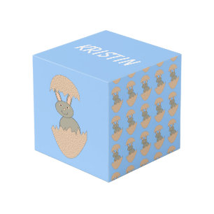 Cube Photo Couche de lapin de l'oeuf Bizarre Personnalisé Pho