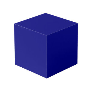 Cube Photo Couleur solide de bleu marine