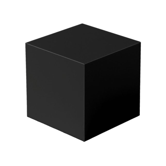 Cube Photo Create Your Own Black Custom Design Holiday Card (Angle devant)