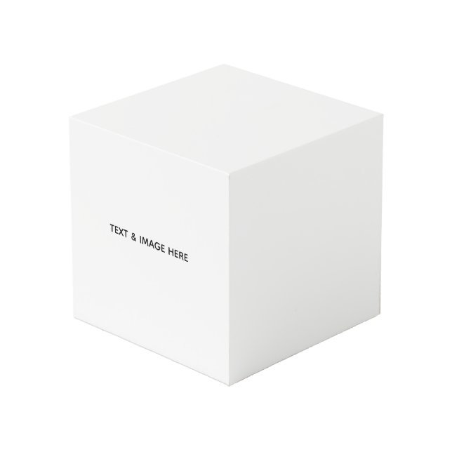 Cube Photo Créez votre propre blanc (Angle devant)