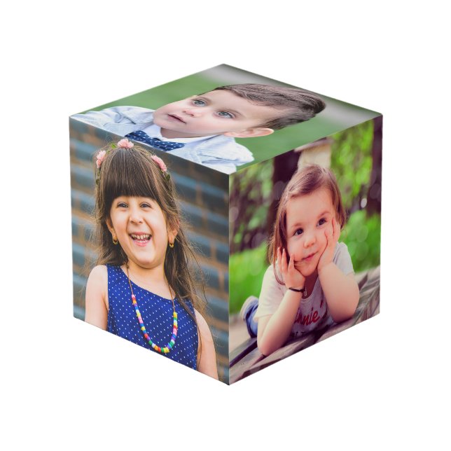 Cube Photo Créez votre propre garde Modèle photo pour enfants (Angle devant)