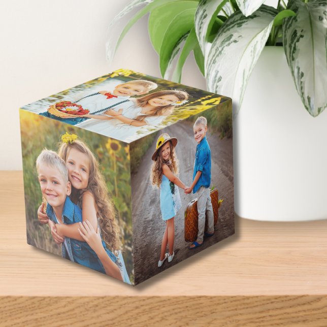 Cube Photo Créez votre propre photo pour enfants Keepsaké (Create Your Own Keepsake Kids Photo cube)