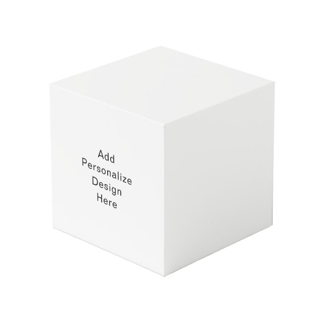 Cube Photo créez votre propre taille standard unique (Angle devant)