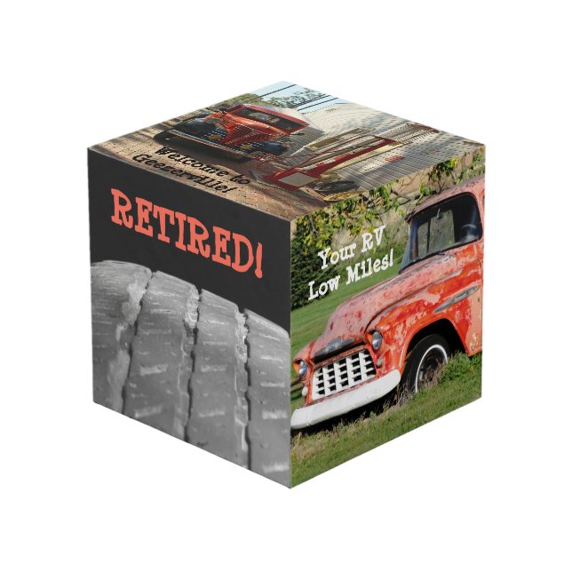 Cube photo de la partie de retraite (Angle devant)