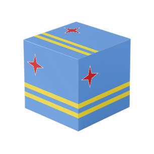 Cube Photo Drapeau d'Aruba