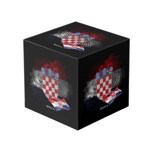 Cube Photo Drapeau de la Croatie