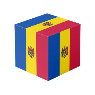 Cube Photo Drapeau de la Moldavie