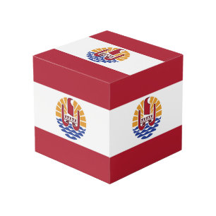 Cube Photo Drapeau de la Polynésie française