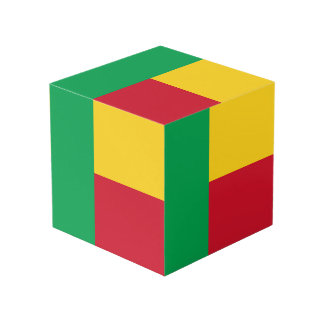 Cube Photo Drapeau du Bénin