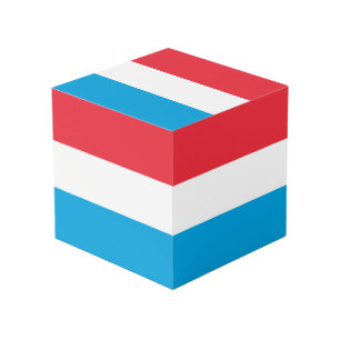 Cube Photo Drapeau du Luxembourg