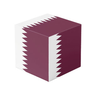 Cube Photo Drapeau du Qatar