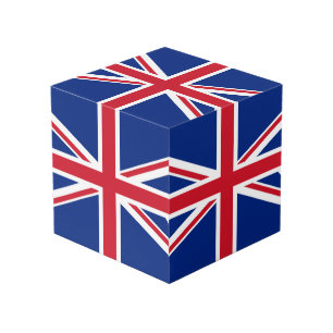 Cube Photo Drapeau du Royaume-Uni