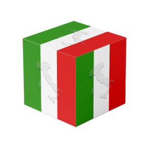 Cube Photo Drapeau italien