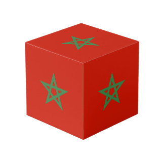 Cube Photo drapeau marocain