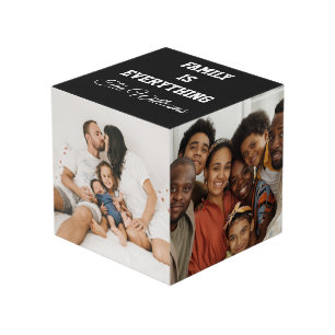 Cube Photo Famille est tout Personnalisé Famille Photos & Nom