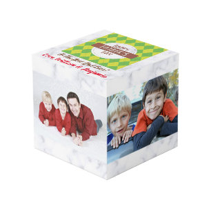 Cube Photo Fête des pères Love Photo Collage 4 Photos