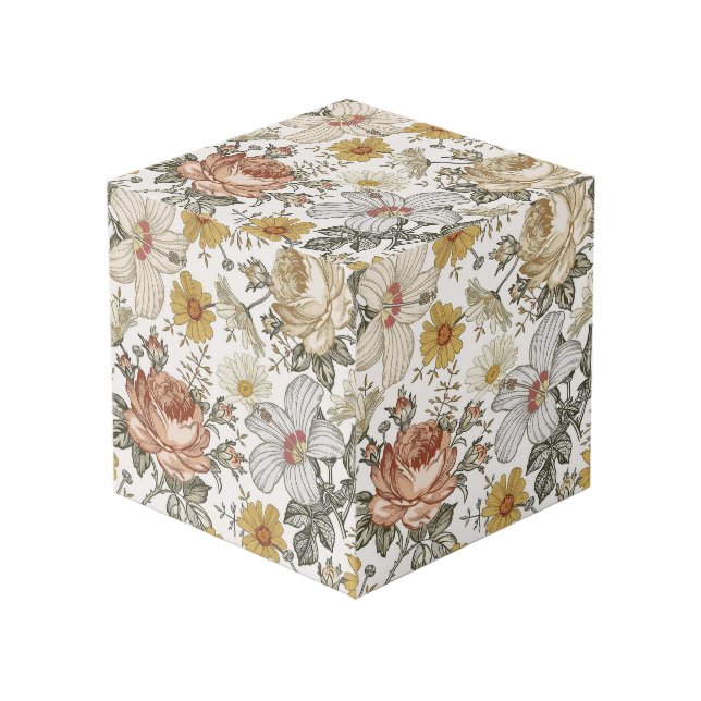 Cube Photo Fleurs magnifiques (Angle devant)