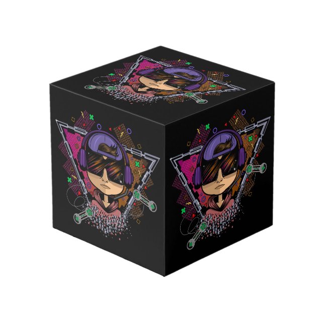 Cube Photo Gamer Boy (Angle devant)