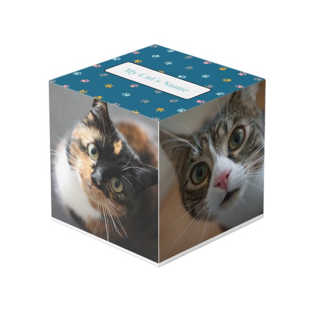 Cube Photo Gardes personnalisées pour animaux de compagnie po (Angle devant)