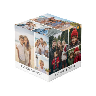 Cube Photo Grille de collage photo 15 avec image de texte sim