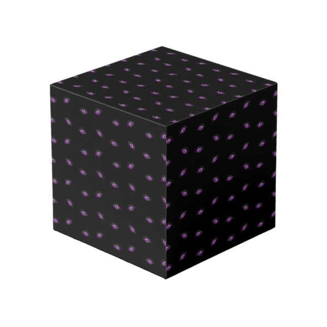 Cube Photo Halloween, Yeux Violets, Trucs Ou Traitements, Boi (Angle devant)